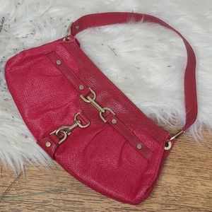 Banana Republic red mini hand bag